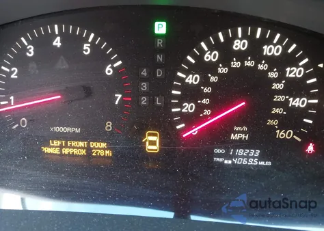 2001 Lexus Ls 430 from USA, damaged, VIN JTHBN30F010021379